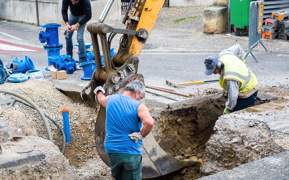 assainissement canalisation Viarmes
